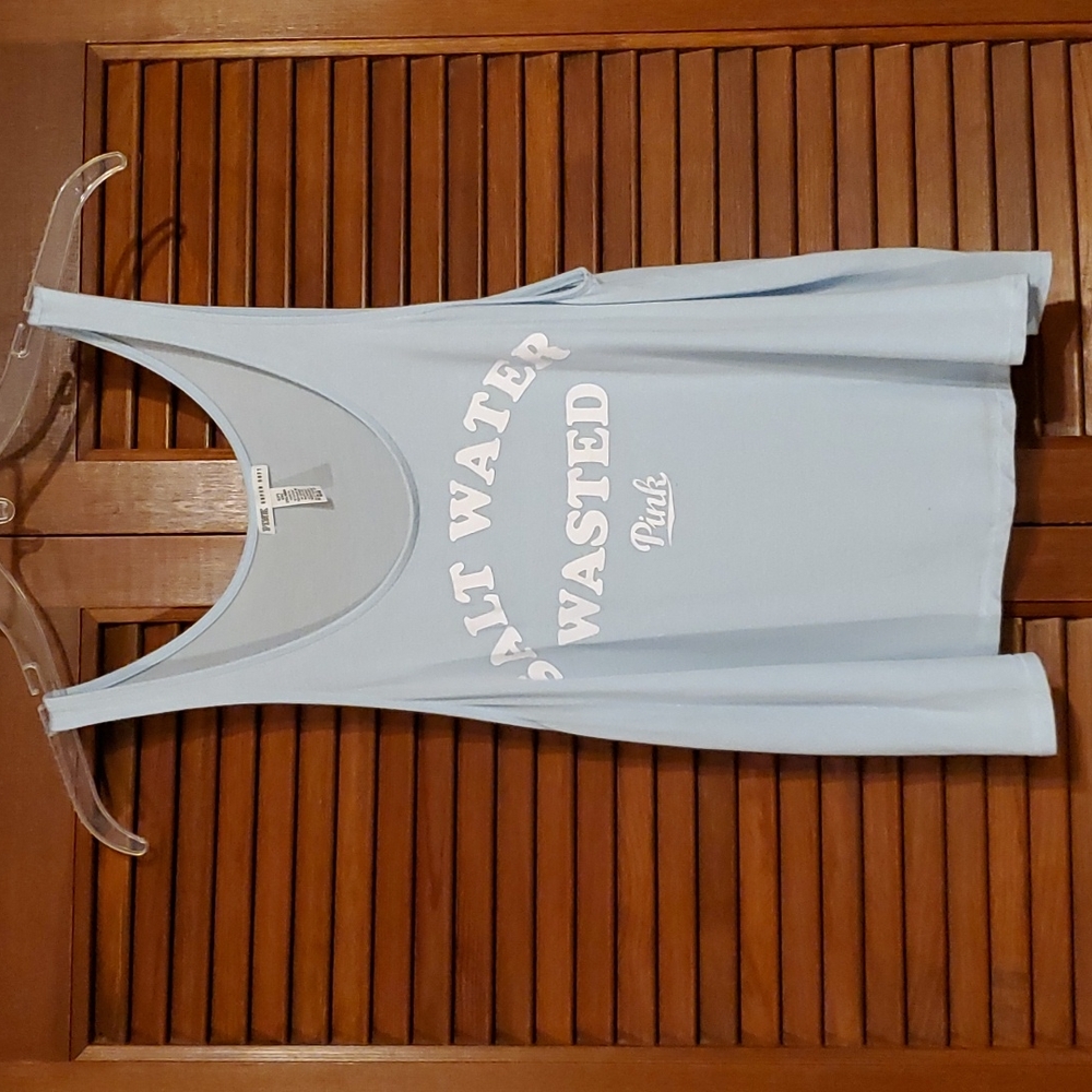 Victoria's Secret PINK super soft tank Salt Water Water